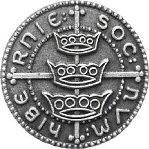 Numismatic Society of Ireland - society pin
